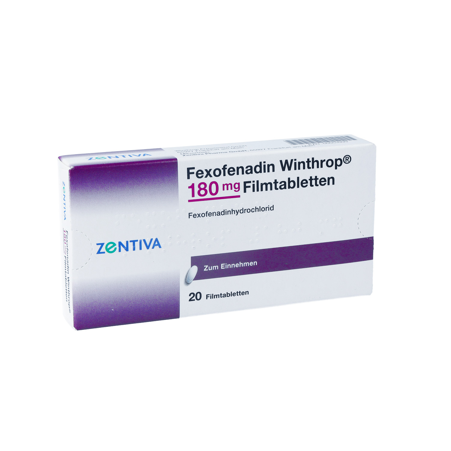 FEXOFENADIN Winthrop 180 mg Filmtabletten