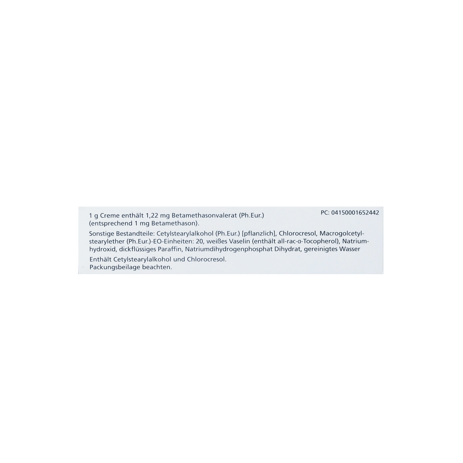 SODERM Creme 1,22 mg/g