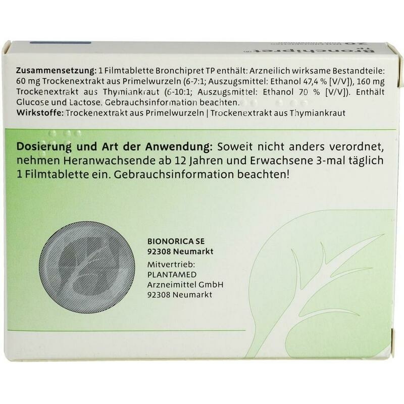 BRONCHIPRET TP Filmtabletten
