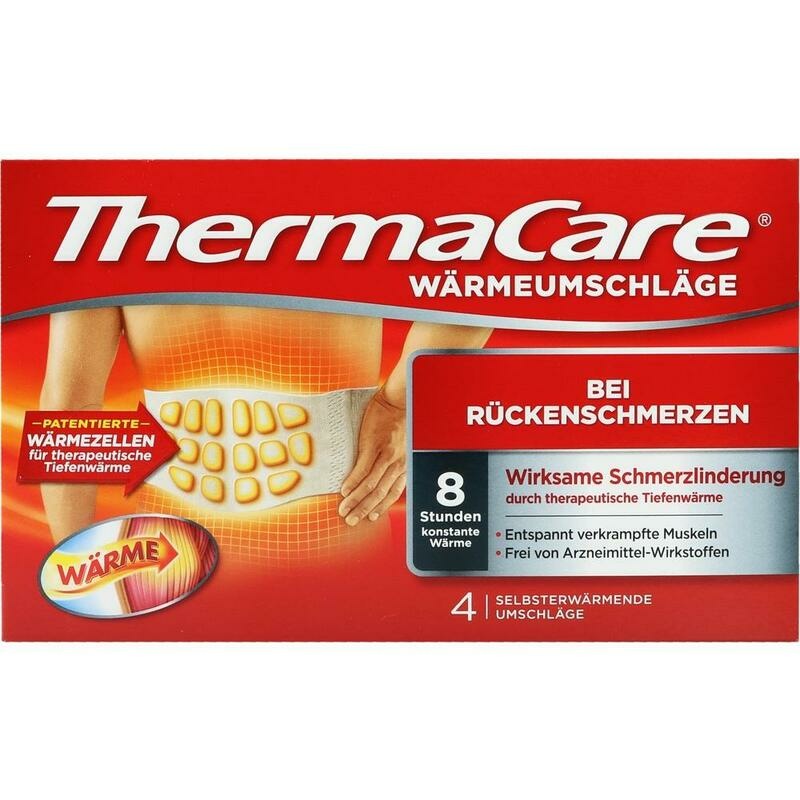 THERMACARE Rückenumschläge S-XL z.Schmerzlind.
