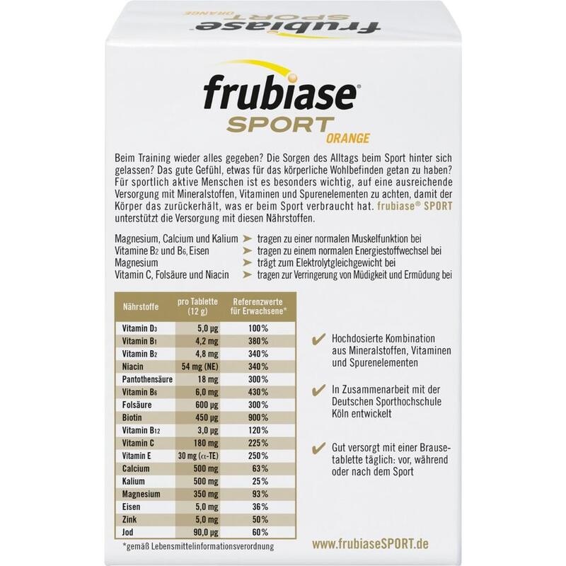 FRUBIASE SPORT Brausetabletten