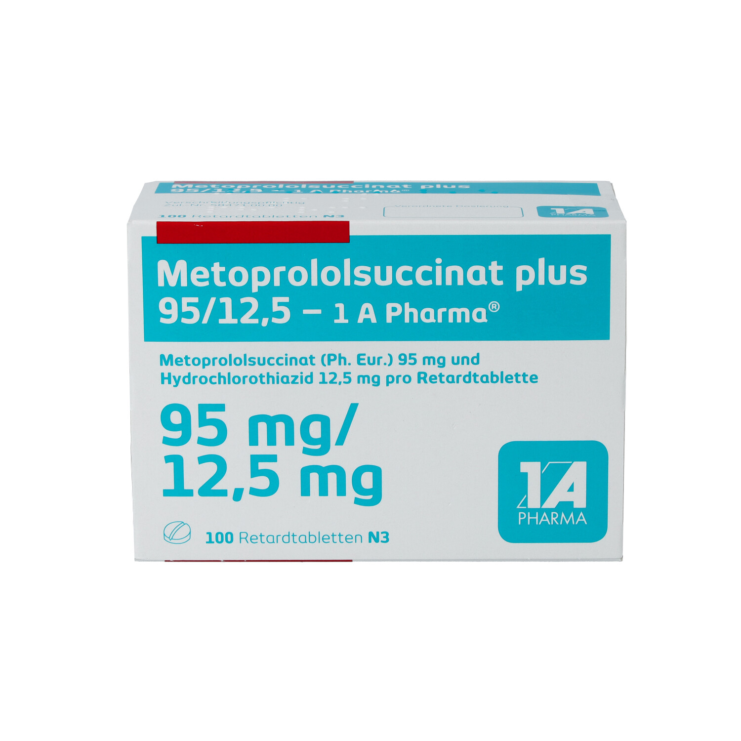 METOPROLOLSUCCINAT plus 95/12,5-1A Ph.Ret.Tabl.