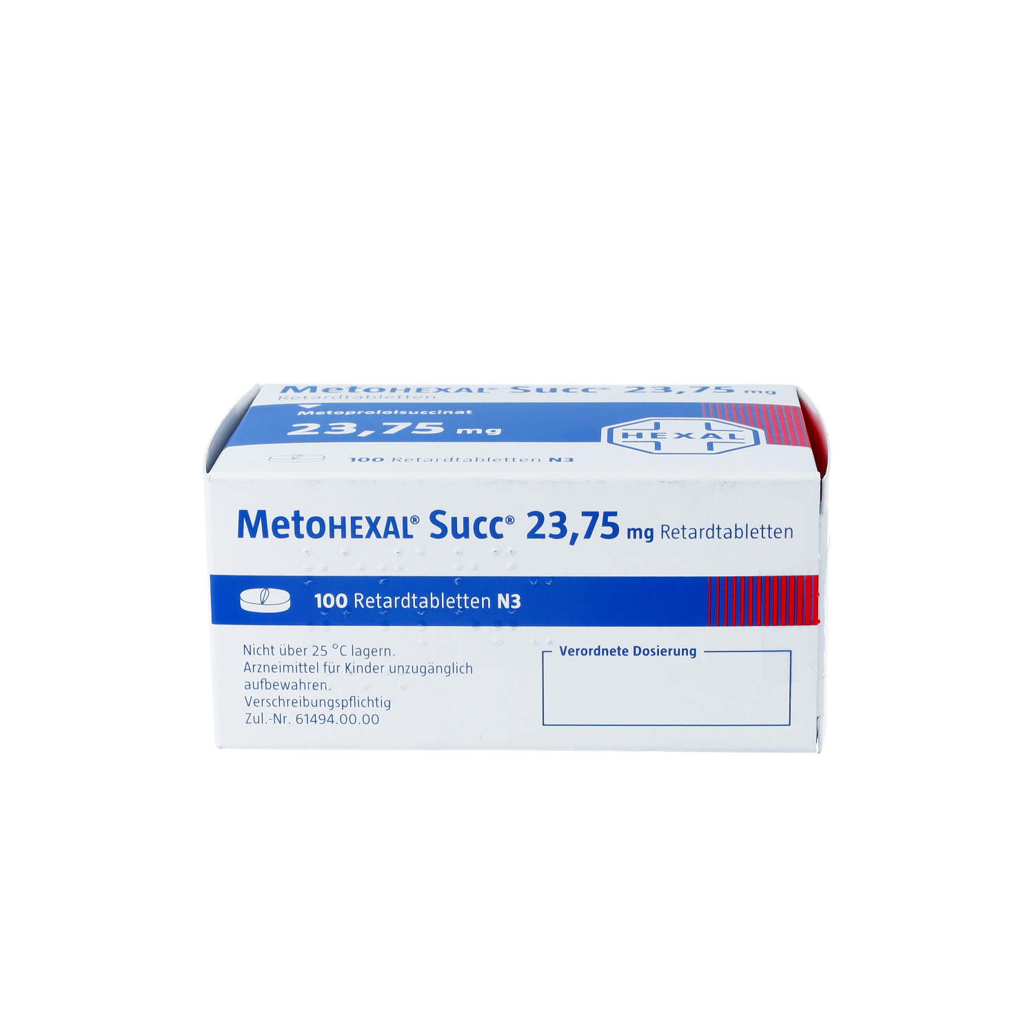 METOHEXAL Succ 23,75 mg Retardtabletten