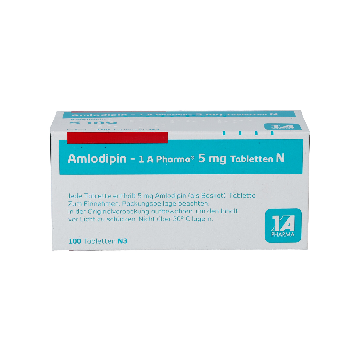 AMLODIPIN-1A Pharma 5 mg Tabletten N