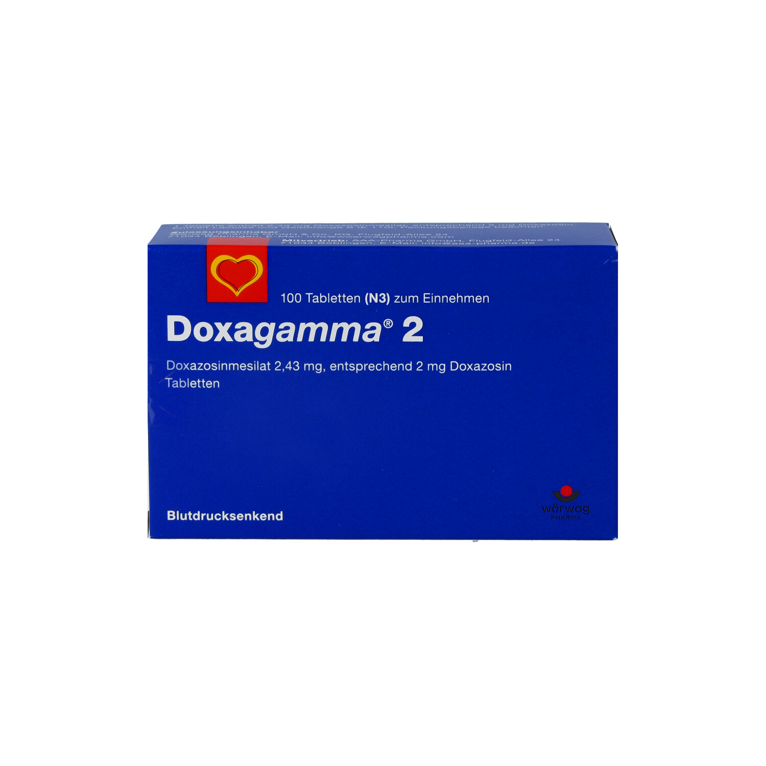 DOXAGAMMA 2 mg Tabletten
