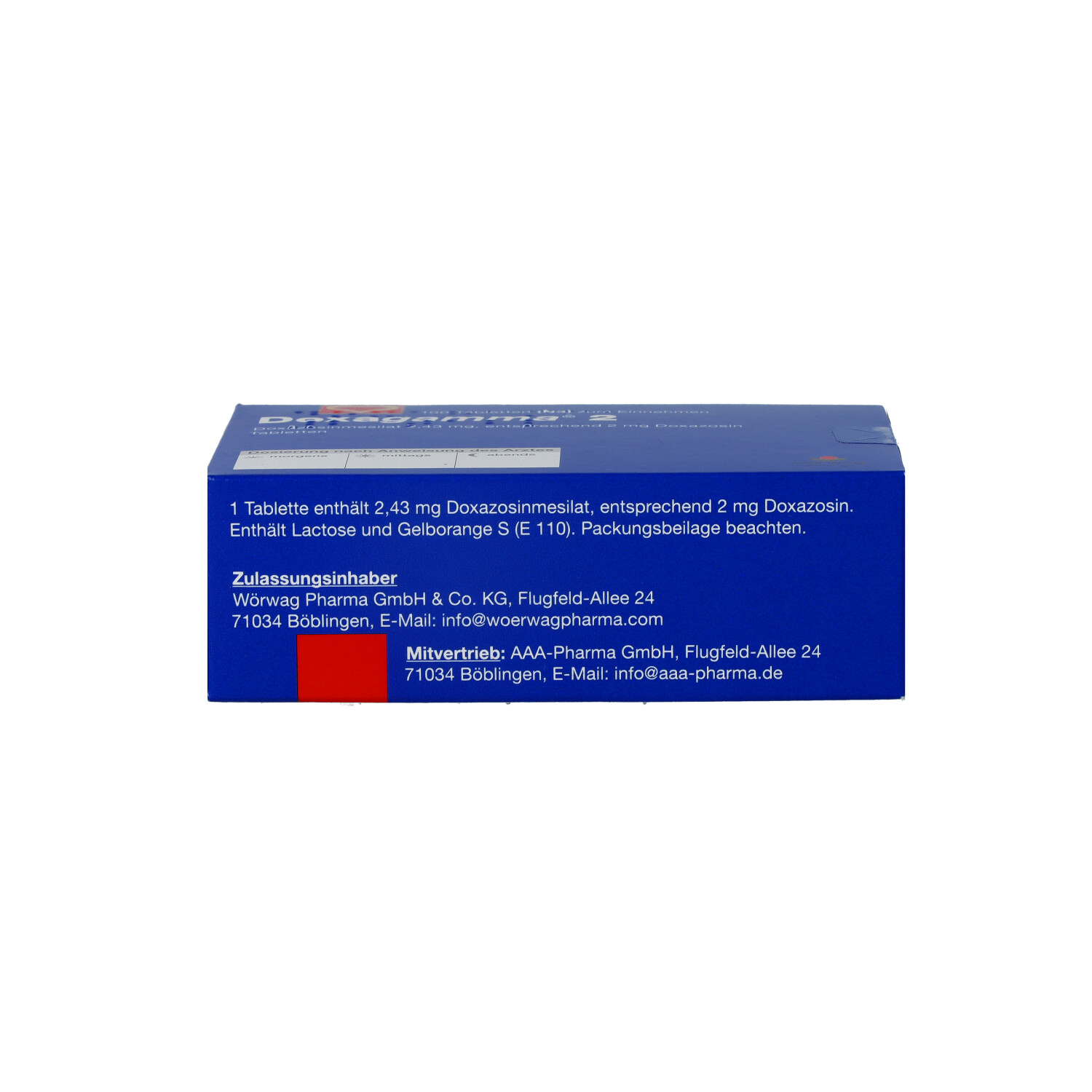 DOXAGAMMA 2 mg Tabletten