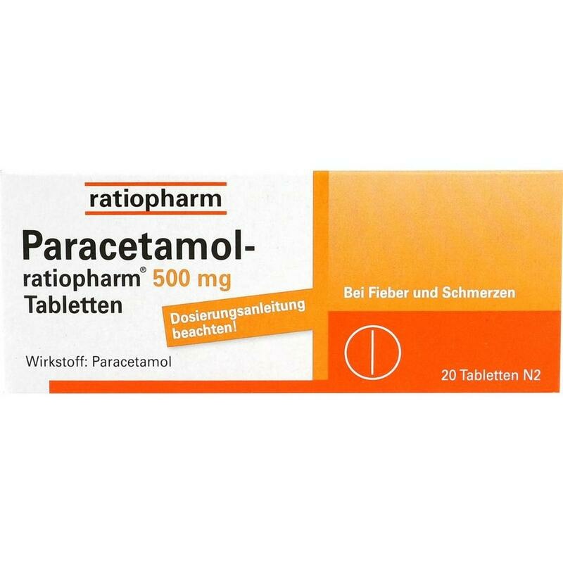 PARACETAMOL-ratiopharm 500 mg Tabletten