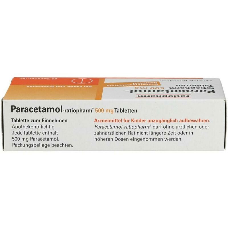 PARACETAMOL-ratiopharm 500 mg Tabletten