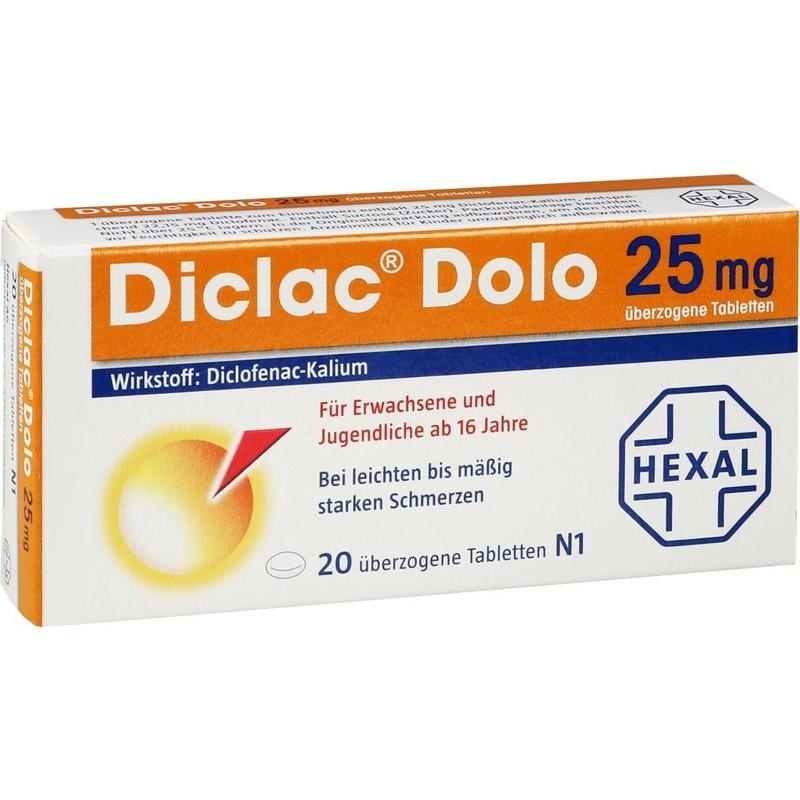 DICLAC Dolo 25 mg überzogene Tabletten