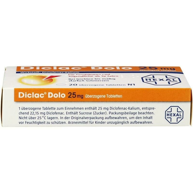 DICLAC Dolo 25 mg überzogene Tabletten