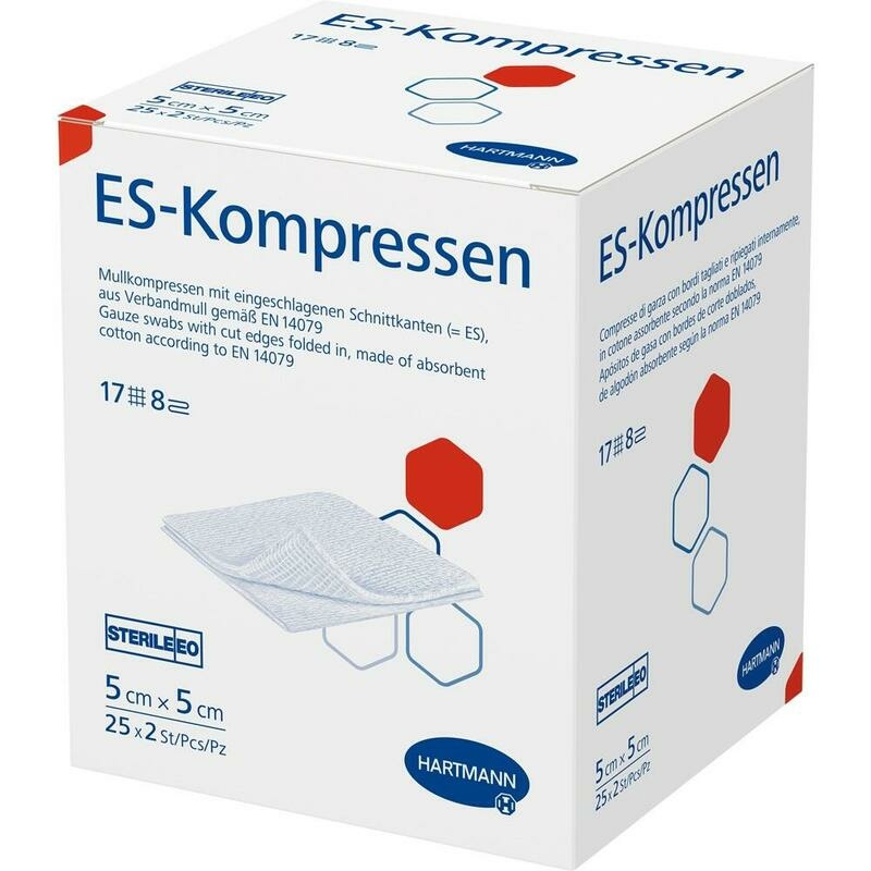 ES-KOMPRESSEN steril 5x5 cm 8fach