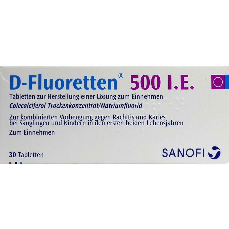 D FLUORETTEN 500 Tabletten