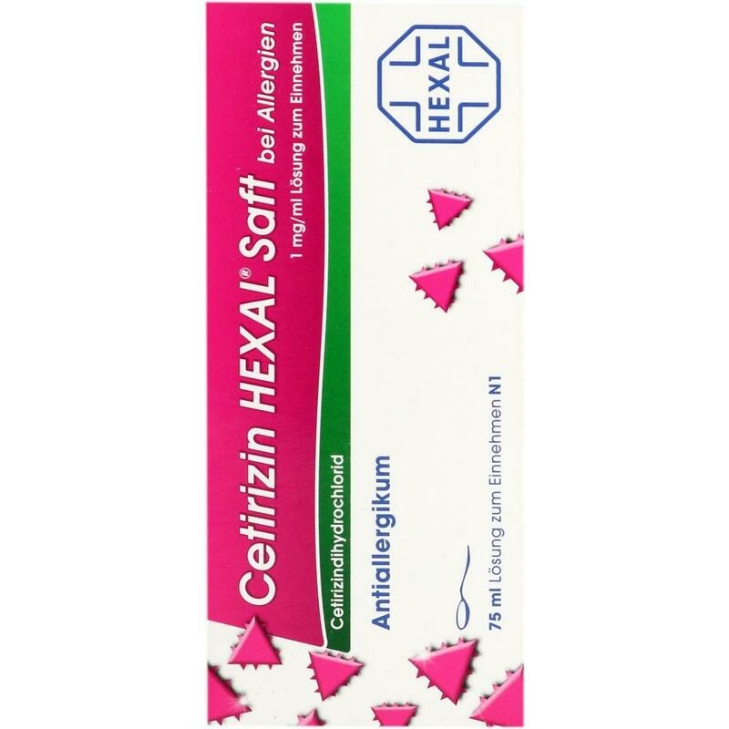 CETIRIZIN HEXAL Saft bei Allergien