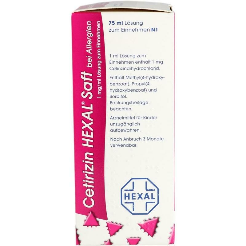 CETIRIZIN HEXAL Saft bei Allergien
