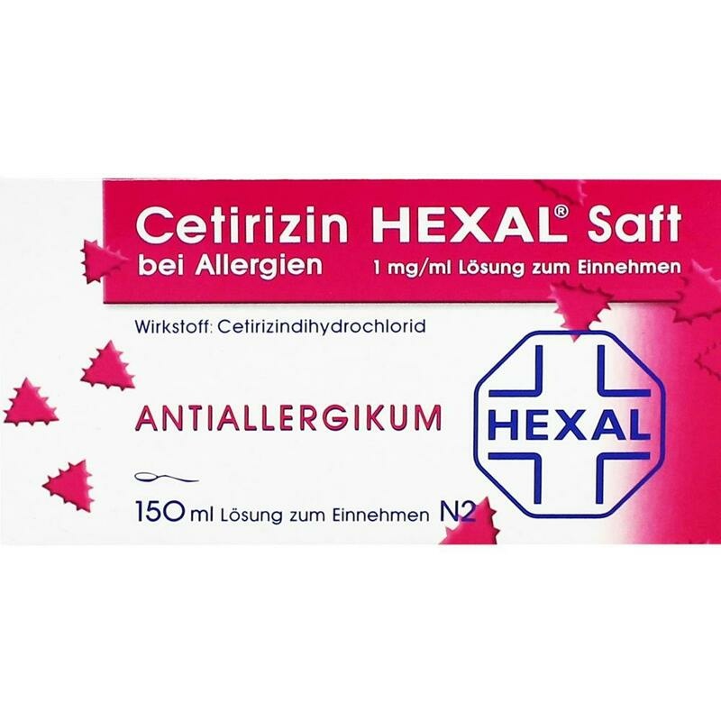 CETIRIZIN HEXAL Saft bei Allergien