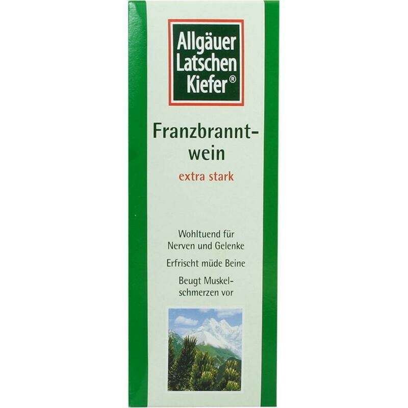 ALLGÄUER LATSCHENK. Franzbranntwein extra stark