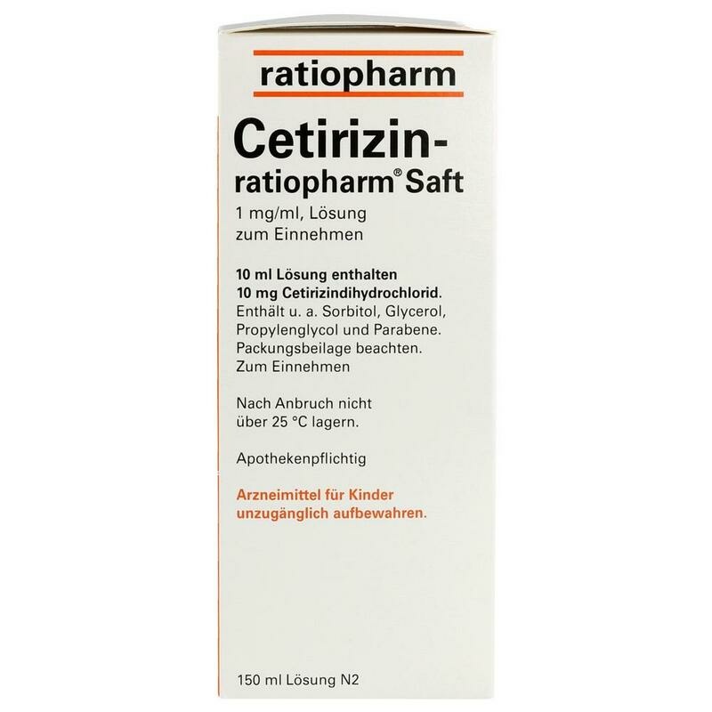 CETIRIZIN-ratiopharm Saft