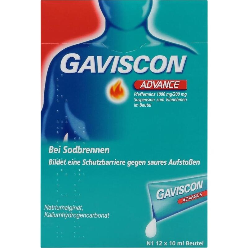 GAVISCON Advance Pfefferminz 1000mg/200mg SUS Btl.
