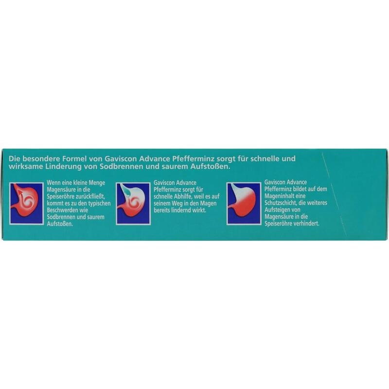 GAVISCON Advance Pfefferminz 1000mg/200mg SUS Btl.
