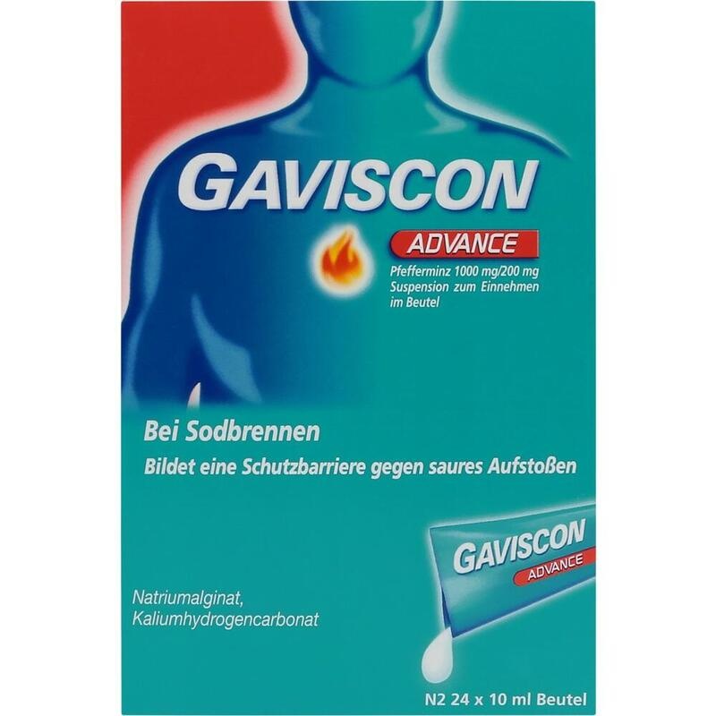 GAVISCON Advance Pfefferminz 1000mg/200mg SUS Btl.