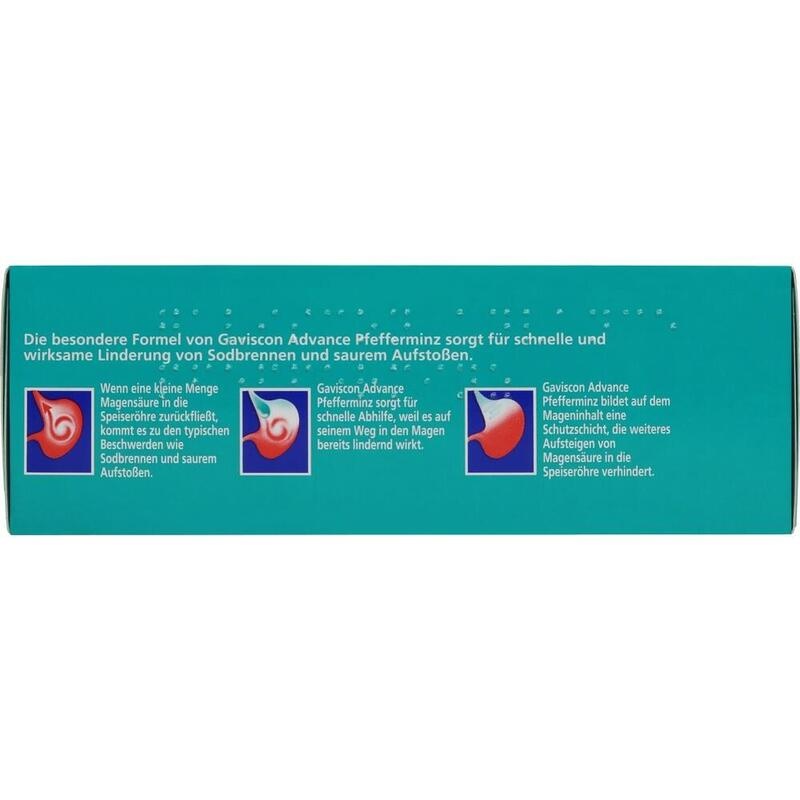 GAVISCON Advance Pfefferminz 1000mg/200mg SUS Btl.