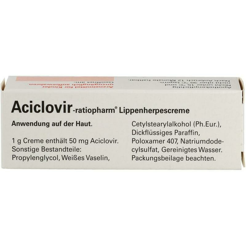 ACICLOVIR-ratiopharm Lippenherpescreme