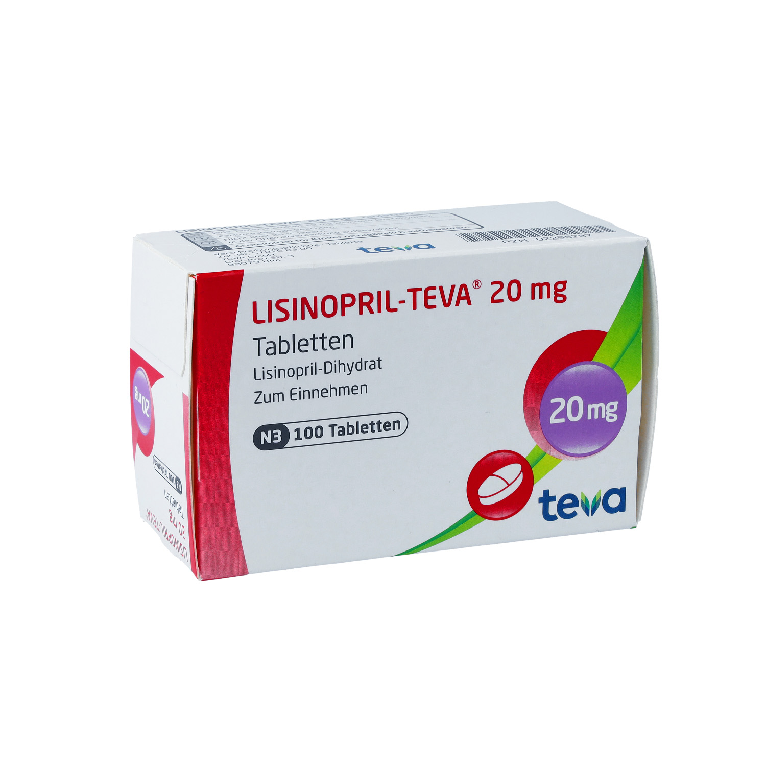 LISINOPRIL Teva 20 mg Tabletten