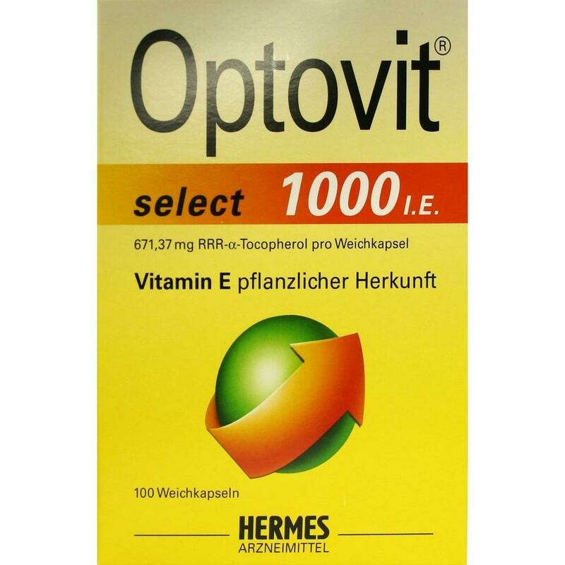 OPTOVIT select 1.000 I.E. Kapseln