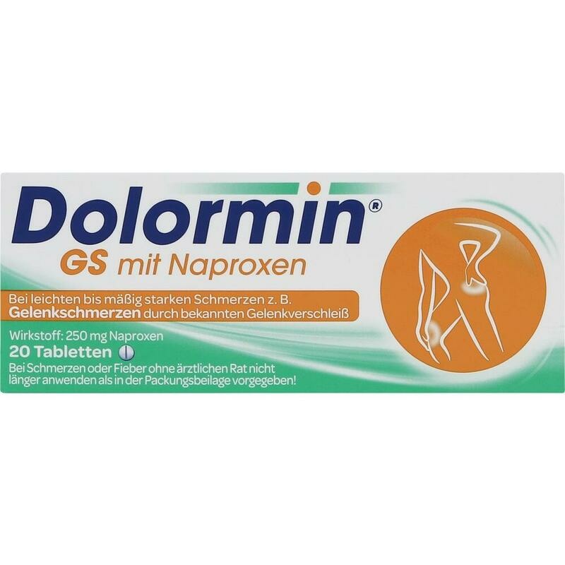 DOLORMIN GS mit Naproxen Tabletten