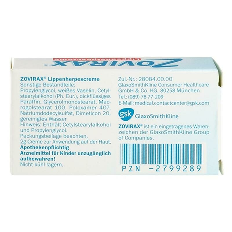 ZOVIRAX Lippenherpes Creme