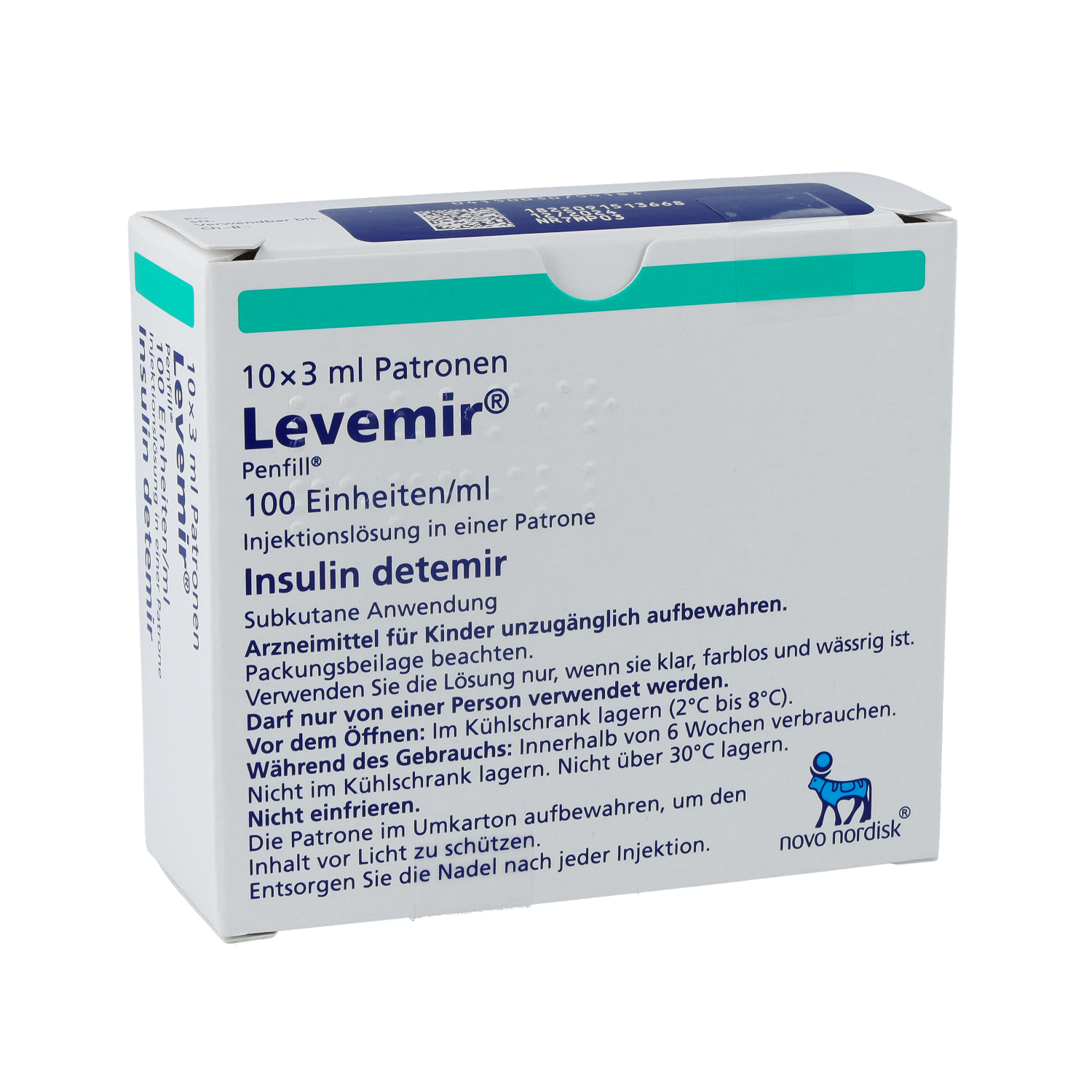 LEVEMIR Penfill 100 Einheiten/ml Inj.-L.Zyl.-Amp.
