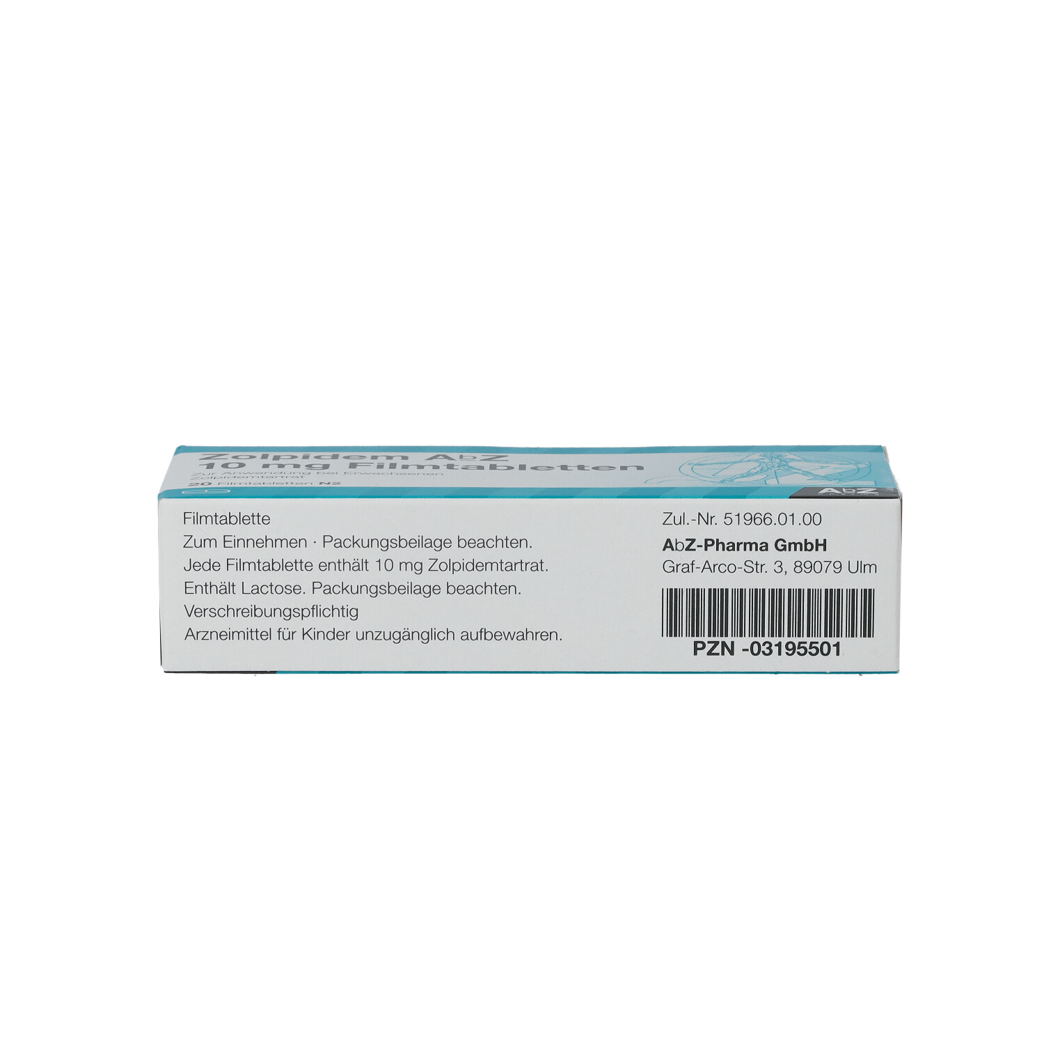 ZOLPIDEM AbZ 10 mg Filmtabletten