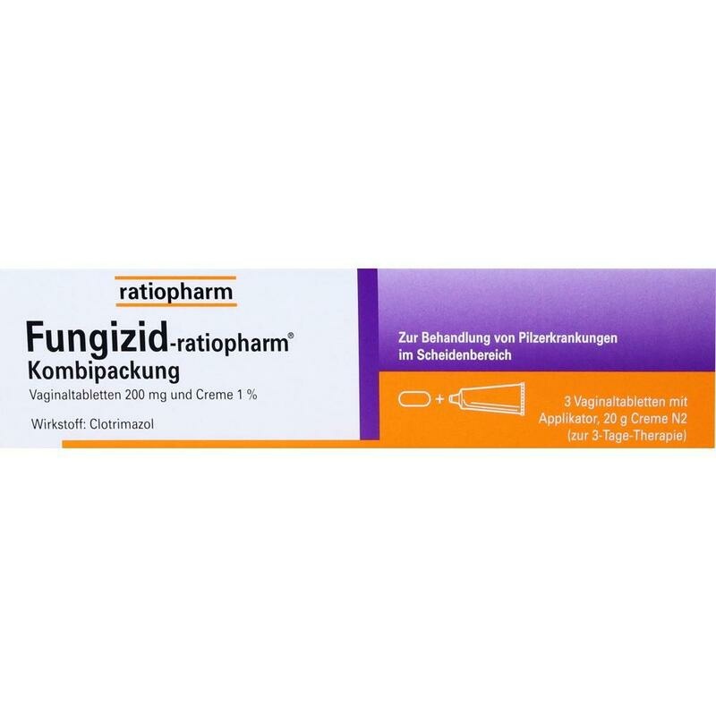 FUNGIZID-ratiopharm 3 Vag.-Tbl.+ 20g Creme