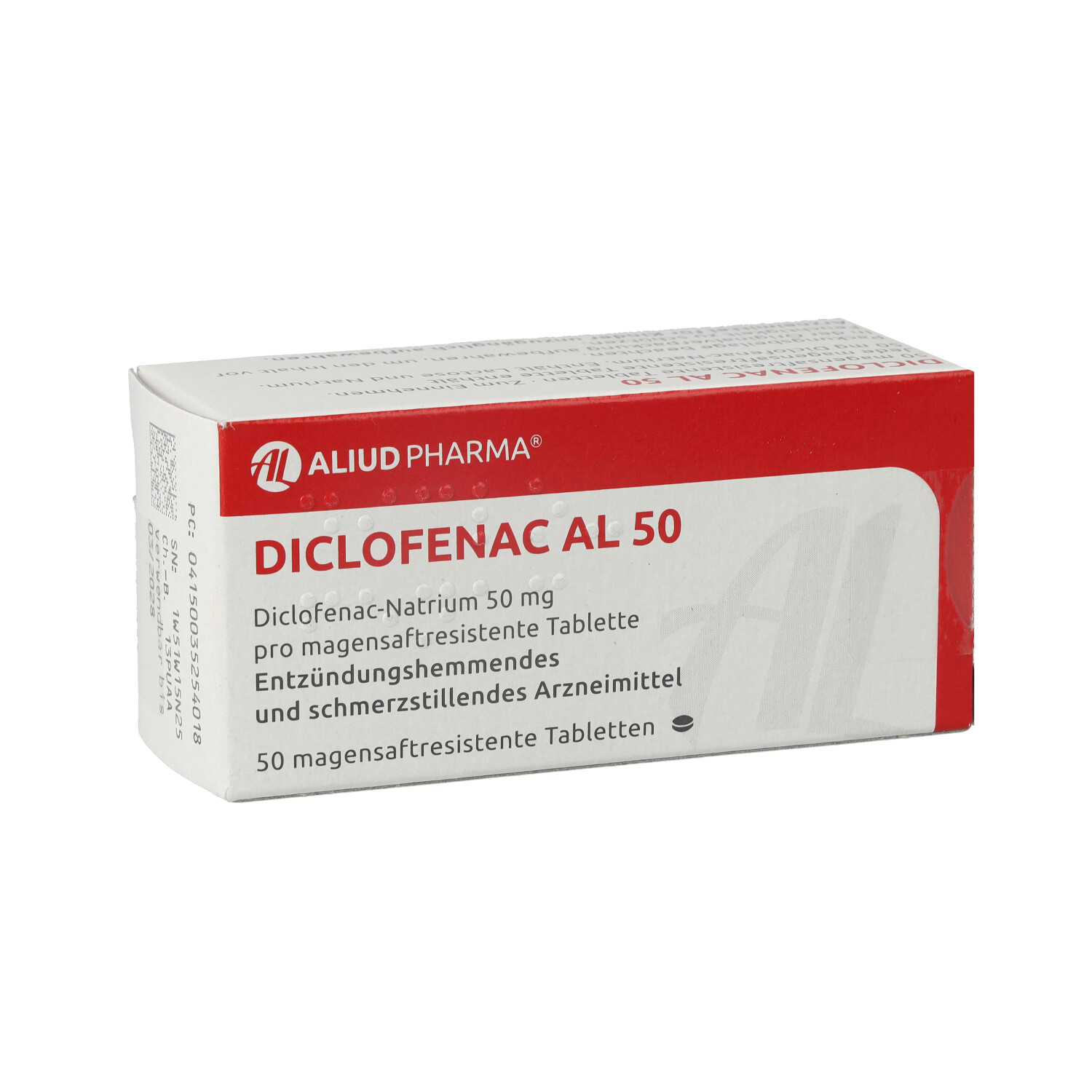 DICLOFENAC AL 50 magensaftresistente Tabletten