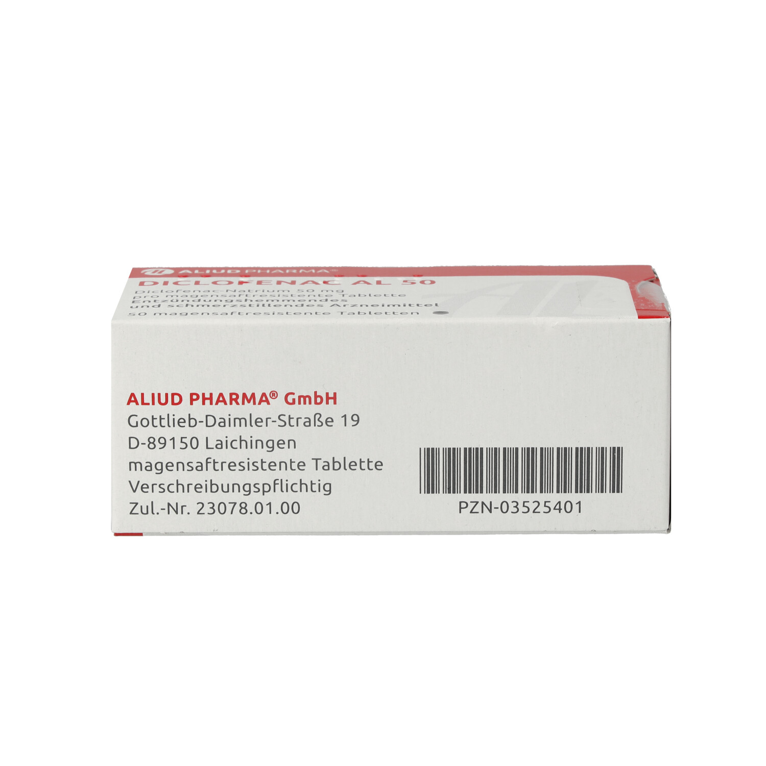 DICLOFENAC AL 50 magensaftresistente Tabletten