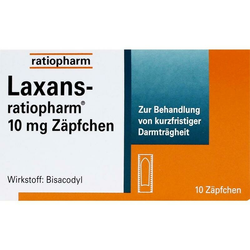 LAXANS-ratiopharm 10 mg Zäpfchen