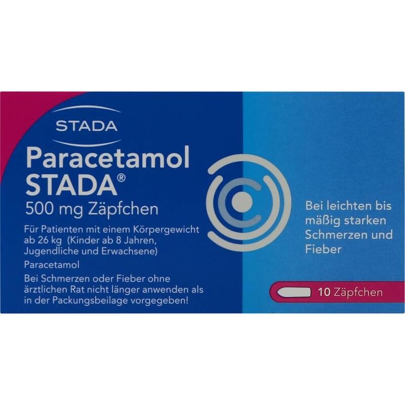 PARACETAMOL STADA 500 mg Zäpfchen