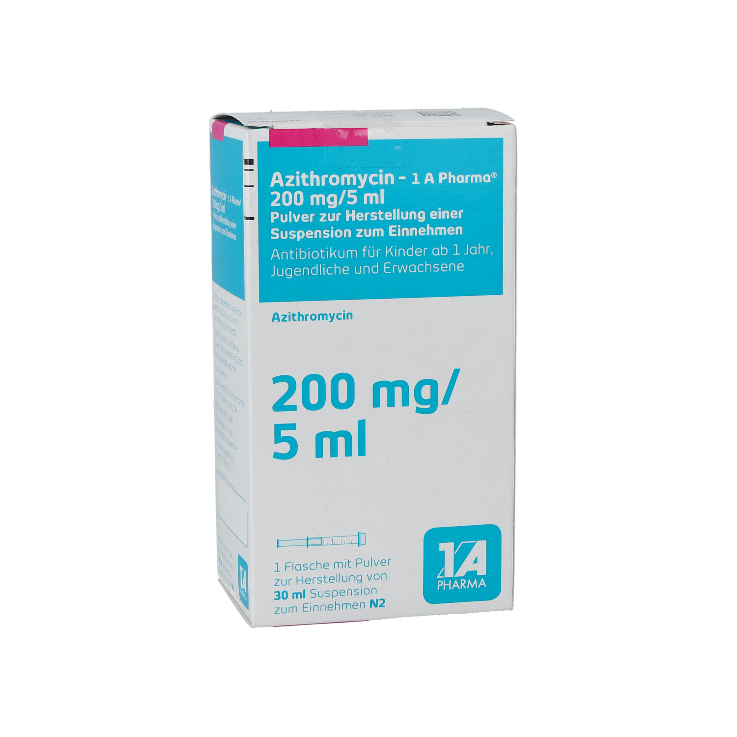AZITHROMYCIN-1A Ph.200mg/5ml Plv.z.Susp.-Herst.