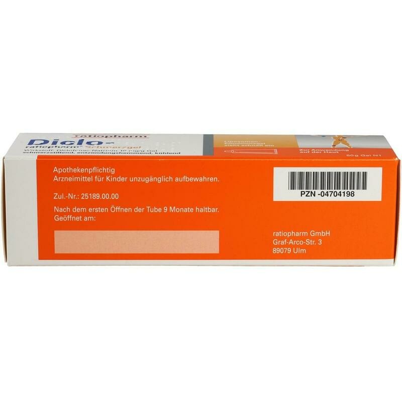 DICLO-RATIOPHARM Schmerzgel