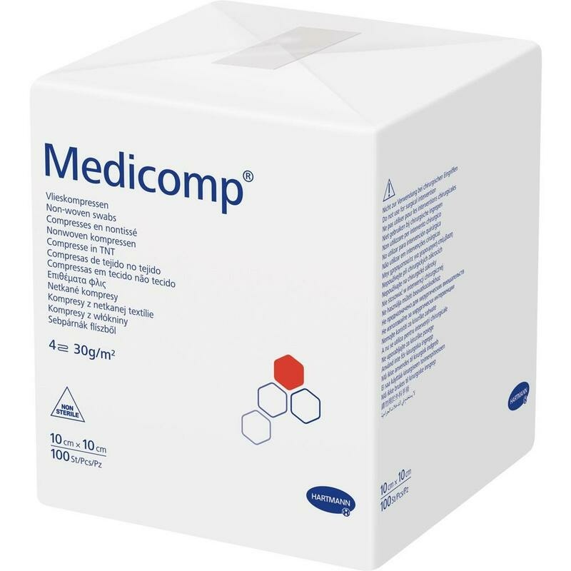 MEDICOMP Vlieskomp.unsteril 10x10 cm
