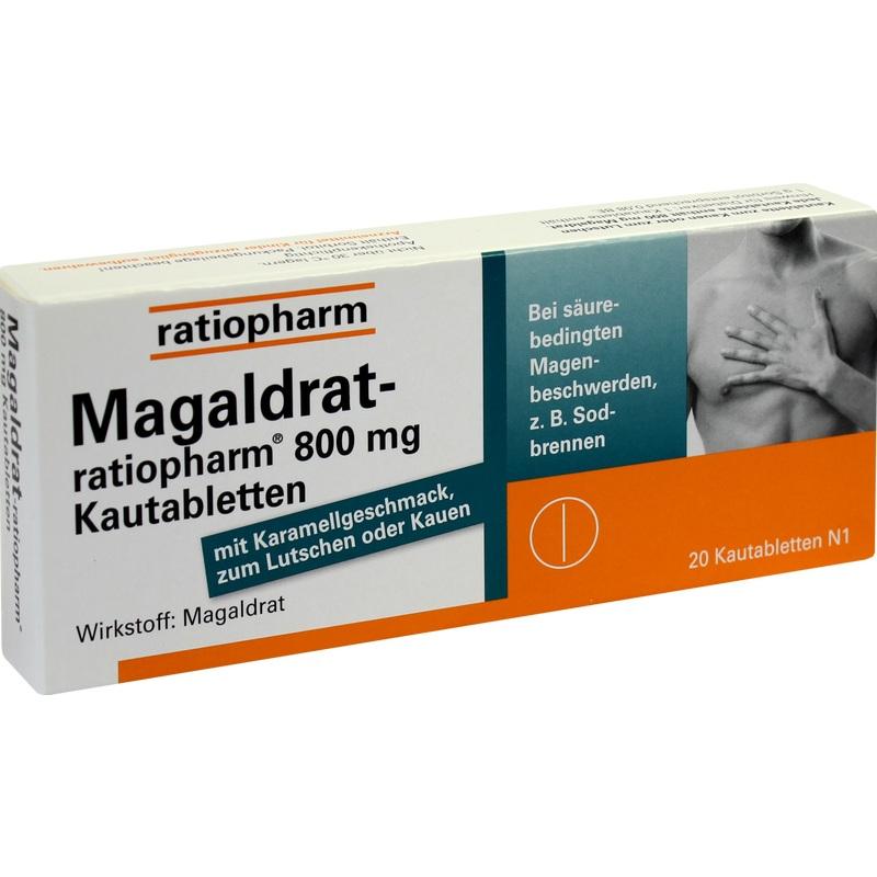 MAGALDRAT-ratiopharm 800 mg Tabletten