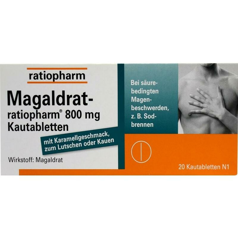MAGALDRAT-ratiopharm 800 mg Tabletten