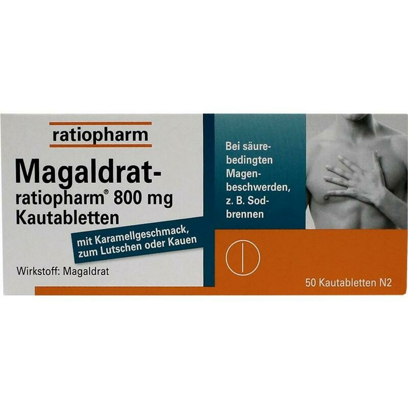 MAGALDRAT-ratiopharm 800 mg Tabletten