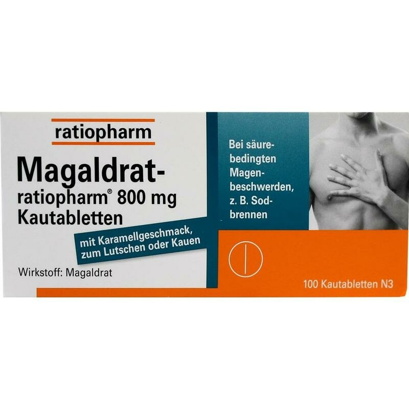 MAGALDRAT-ratiopharm 800 mg Tabletten