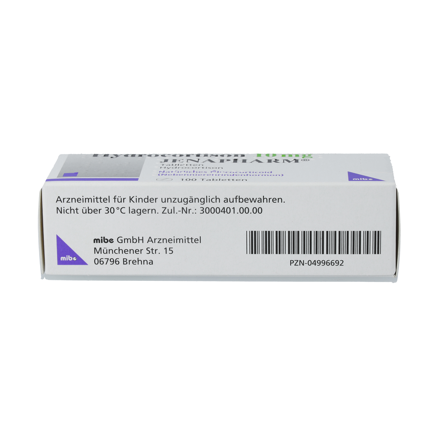 HYDROCORTISON 10 mg Jenapharm Tabletten