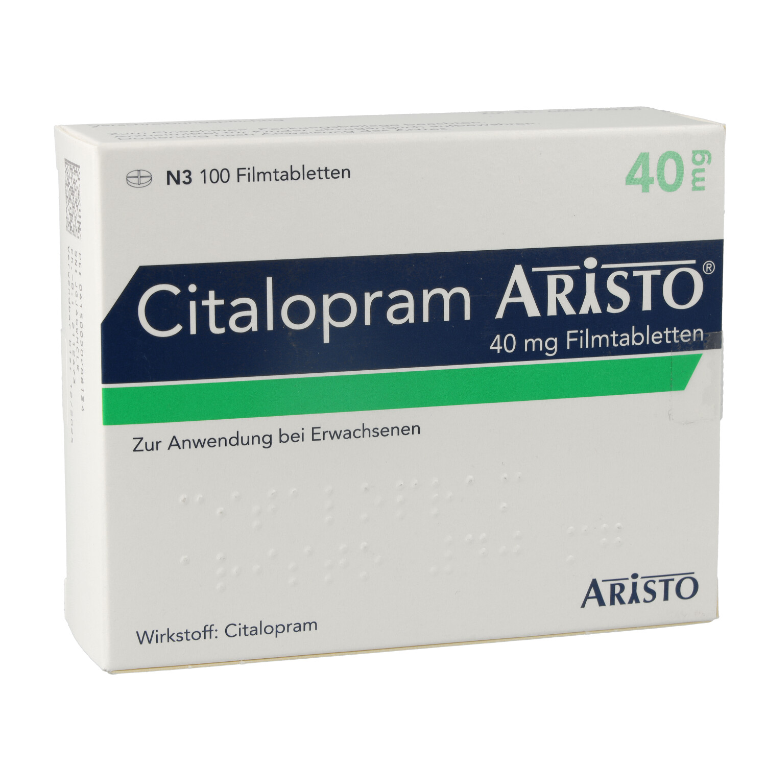 CITALOPRAM Aristo 40 mg Filmtabletten