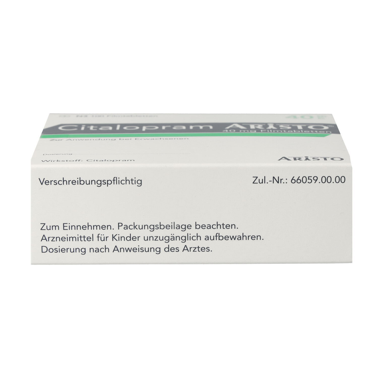 CITALOPRAM Aristo 40 mg Filmtabletten