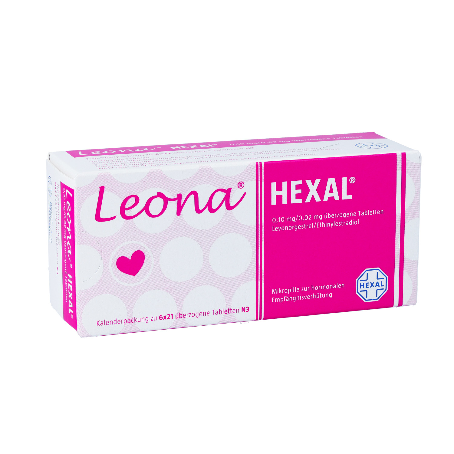 LEONA HEXAL 0,10 mg/0,02 mg überz.Tabl.