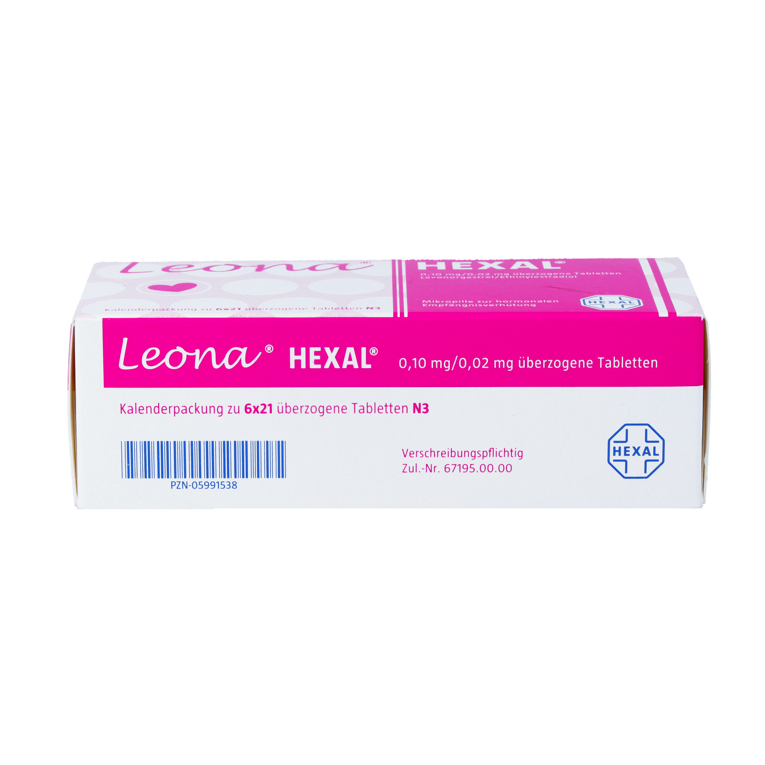 LEONA HEXAL 0,10 mg/0,02 mg überz.Tabl.