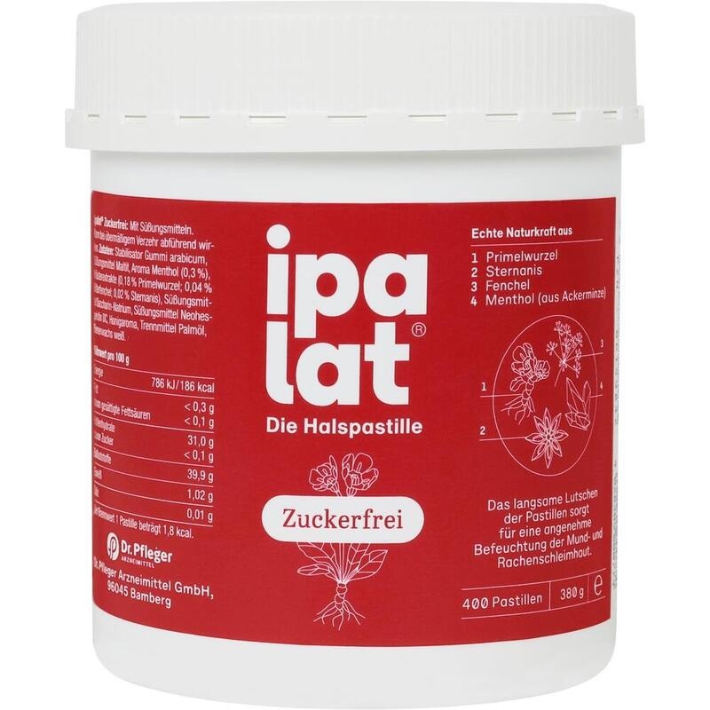 IPALAT Halspastillen zuckerfrei
